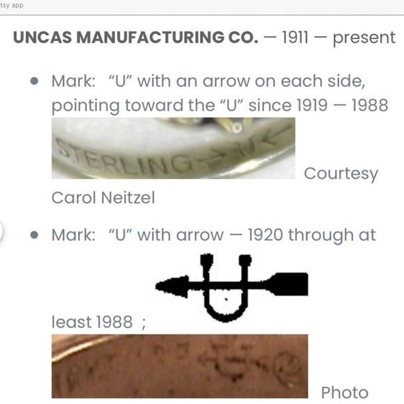 Very Rare Vintage Uncas Asscher Cut Lab Created Diamond  .925 Sterling Necklace - Picture 10 of 12